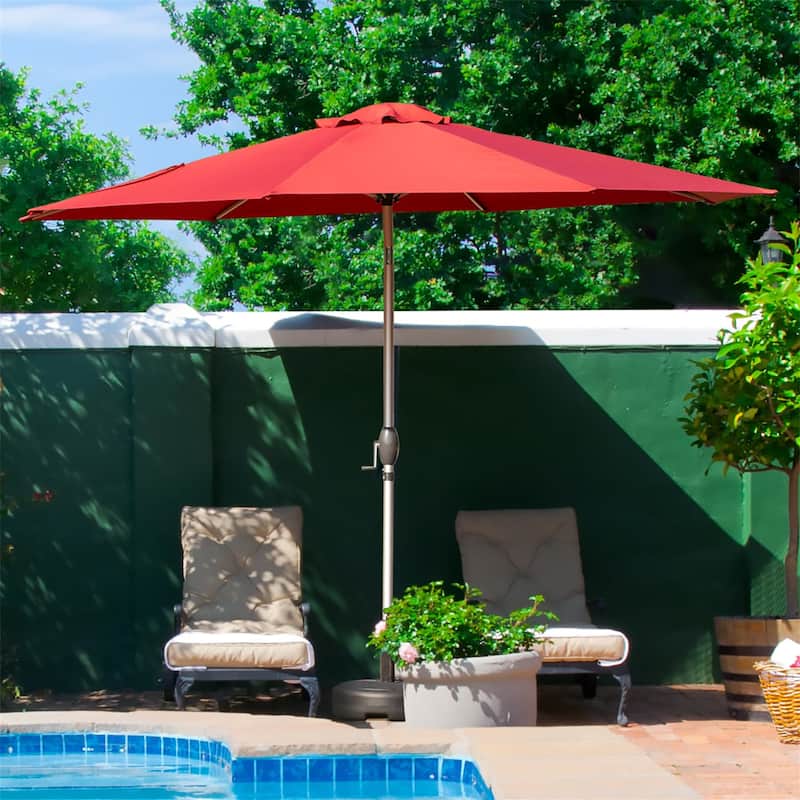 10FT Patio Umbrella - Brick red