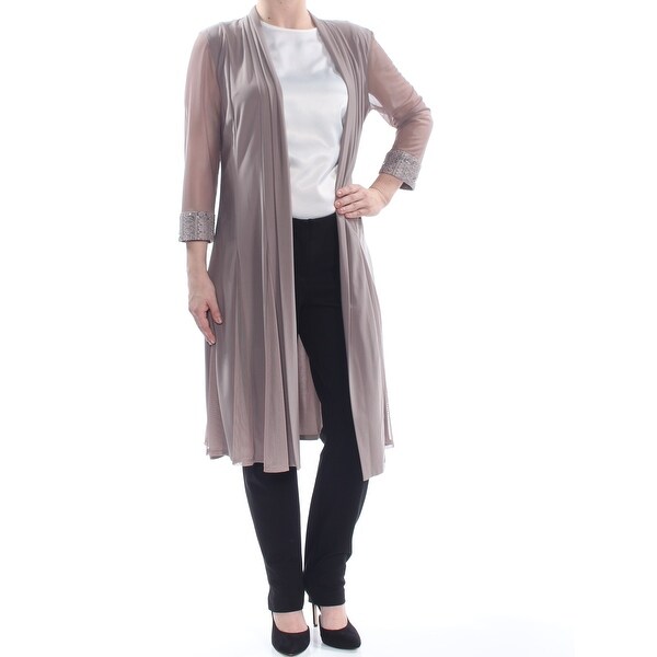 embellished duster jacket