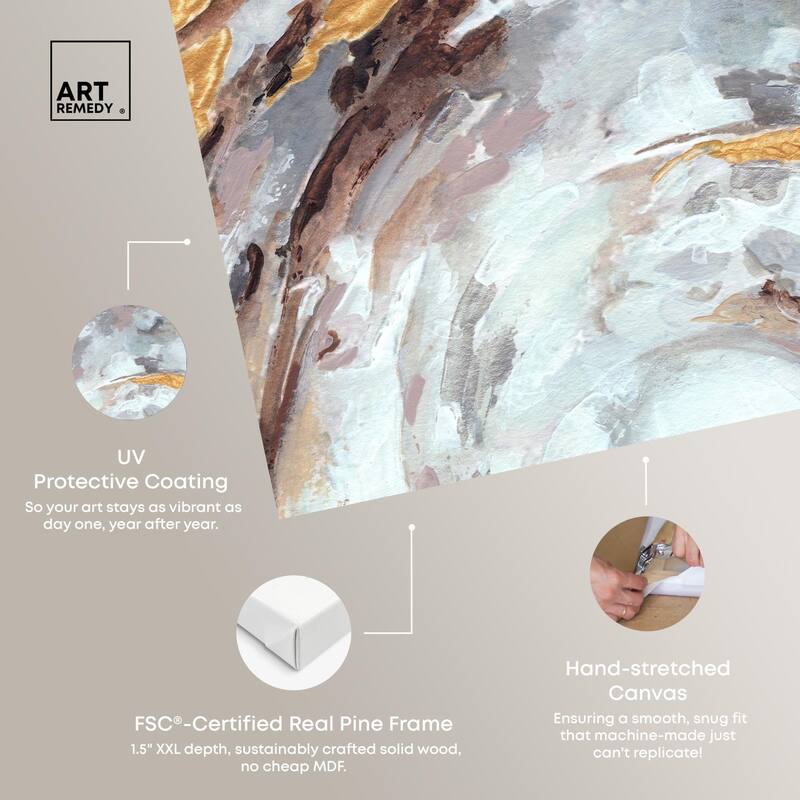 Cyclone Art Canvas Set of 2 by Art Remedy, Gallery Wrapped