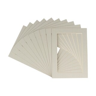 27x40 Acid-Free Matboard For 24x36 Photos - Brooke Blue Suede Precut Mat, 4-Ply, Bevel Cut - View #7