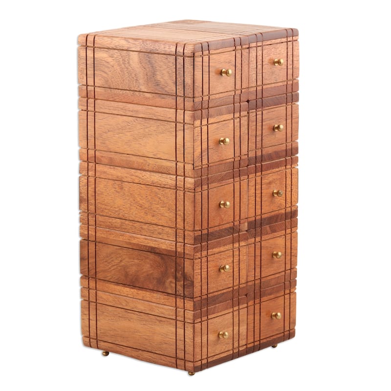 Novica Handmade Timeless Glory Wood Chest