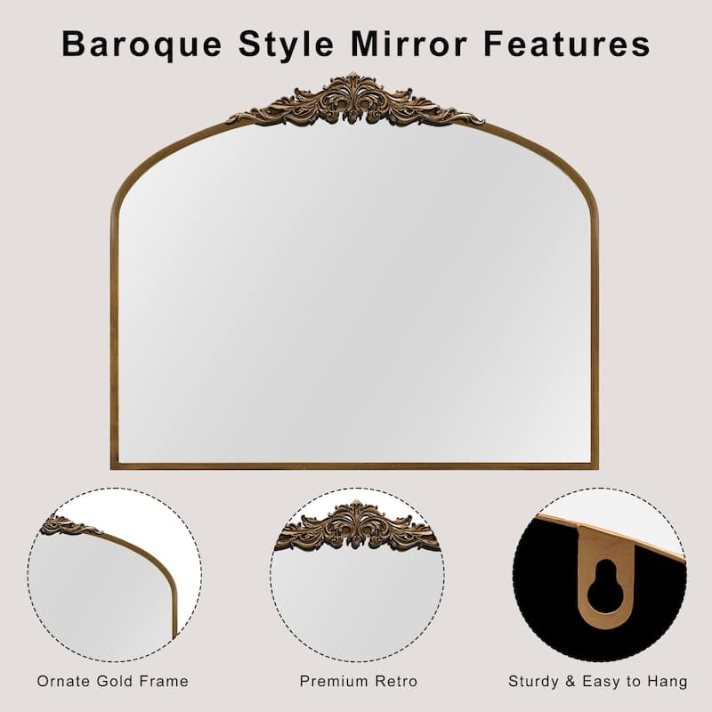 Ornate Vintage Mirror Baroque Gold Mirror