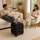 preview thumbnail 7 of 30, Aria Home Tessa Storage Ottoman Cube with Tray Top Seat Bench