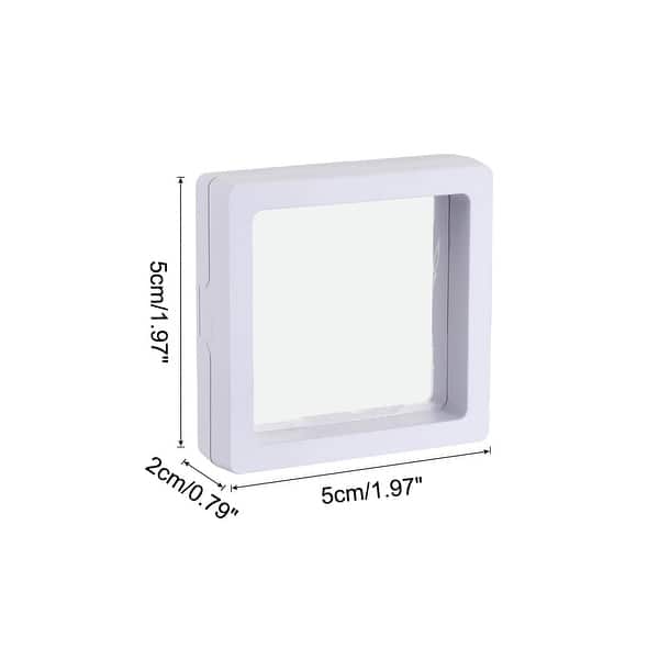 Floating Frame Display 3D Jewelry Display Box with Base - Bed Bath ...