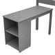 preview thumbnail 48 of 50, Contemporary Low Study Twin Loft Bed with Cabinet and Rolling Portable Desk, Solid Construction & Versatility Galore