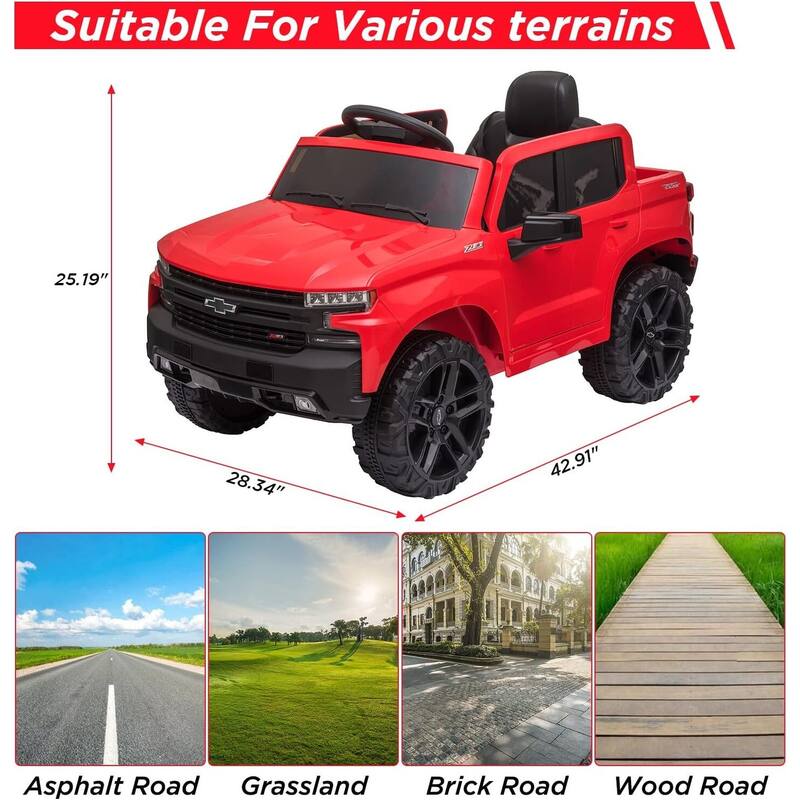Licensed Silverado GMC Kids Ride On Truck