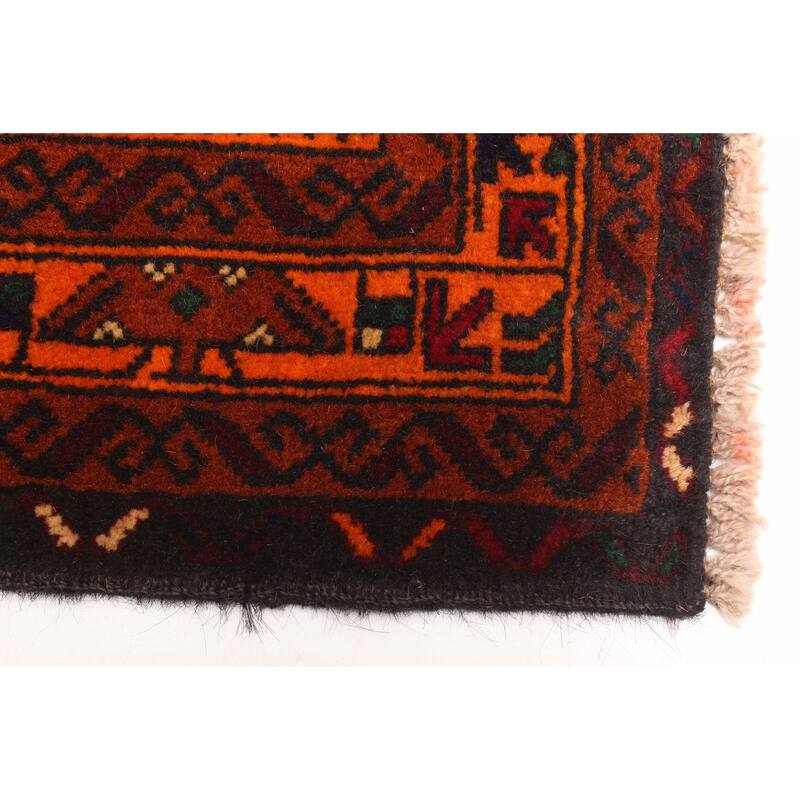 ECARPETGALLERY Hand-knotted Teimani Black Wool Rug - 2'11 x 4'3