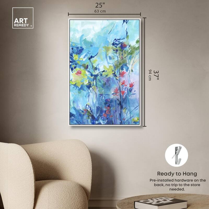 Heavenly Blue II Canvas by Art Remedy