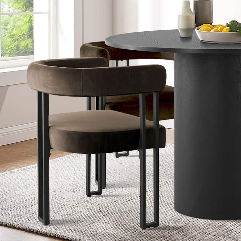 3-Piece Round Dining Table Sets - Mink