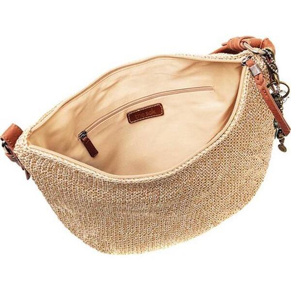Shop The Sak Women S Sequoia Crochet Hobo Bamboo Static Us