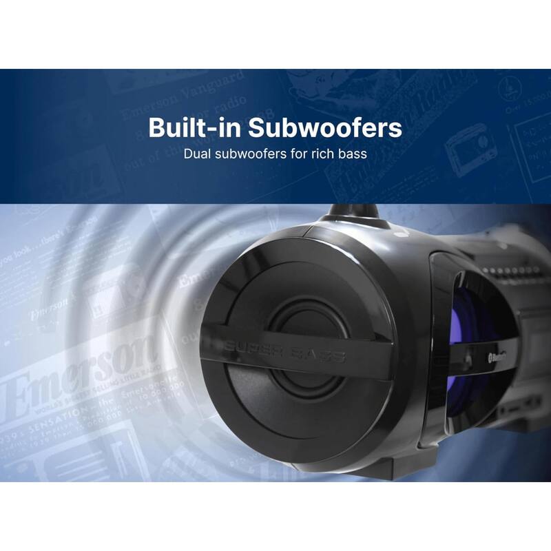 Emerson Retro Portable CD Boombox