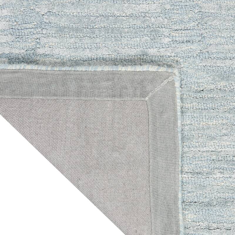 Calvin Klein Linear Modern Textured Shimmer Shag Area Rug