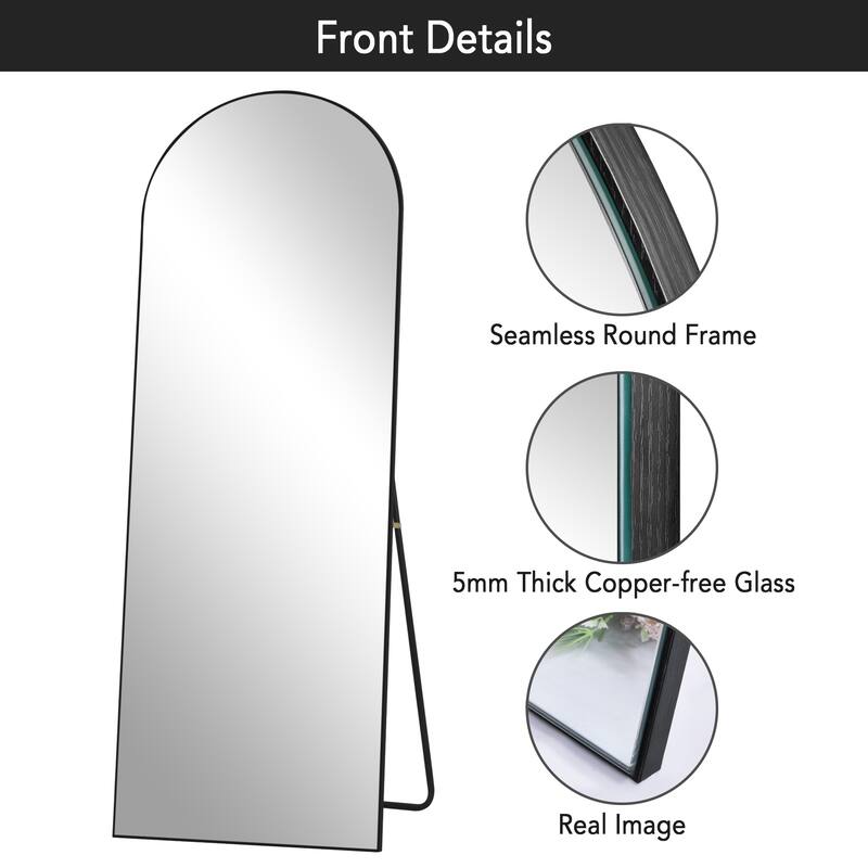Arched Full Length Standing Floor/ Wall Mirror