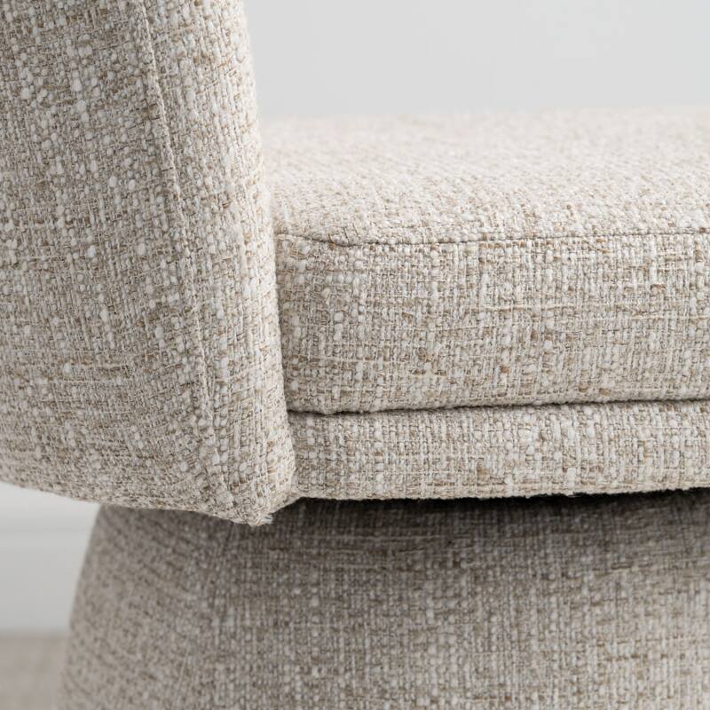 Upholstered Swivel Dining Chair(Set of 4)