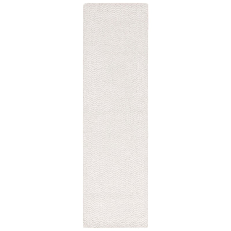 SAFAVIEH Handmade Glamour Ostilia Chevron Viscose Rug - 2'3" x 8' Runner - Ivory