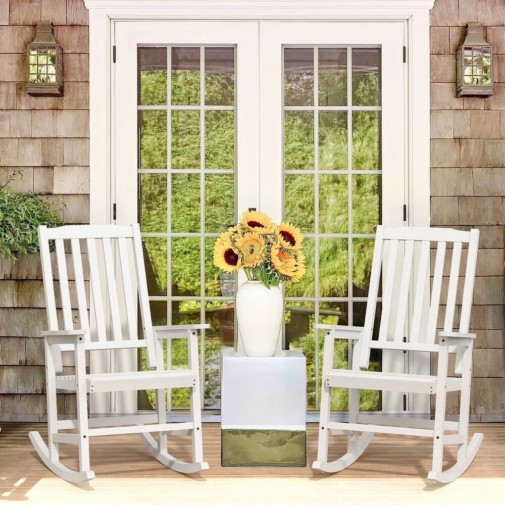 White outdoor rocker clearance