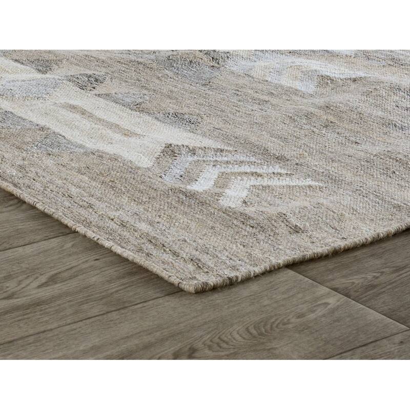 Alpena Indoor Outdoor Handwoven Gray Multi Area Rug by Kosas Home