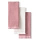 preview thumbnail 57 of 68, KITCHENAID Gourmet Series Gridlines Kitchen Towels 3-Pack Set, 100% Cotton Absorbent - 18"x28" Dried Rose