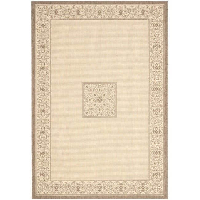 SAFAVIEH Courtyard Resorts Indoor/ Outdoor Waterproof Patio Backyard Rug - 5'3" x 7'7"