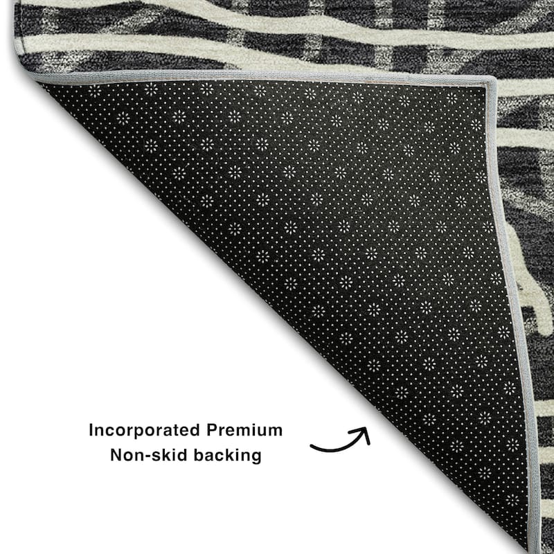Premium Washable Super Soft Geo Mayfield Rug