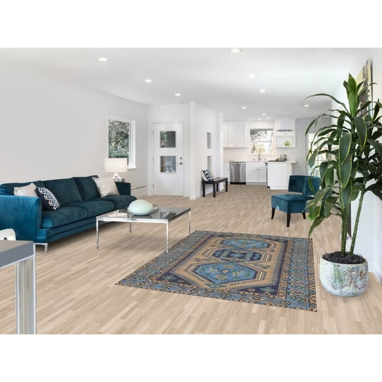 Bakhtiari Persian Vintage Area Rug Hand-Knotted Geometric Wool Carpet - 4'7"x 6'6"