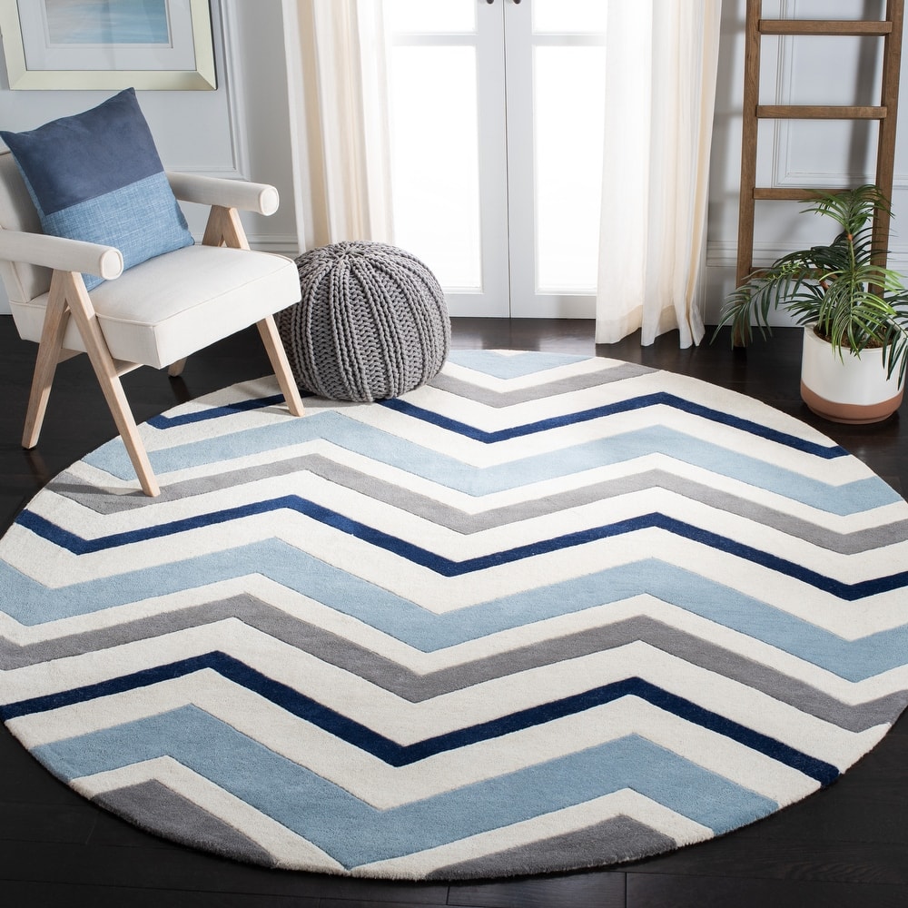 SAFAVIEH Handmade Chatham Andrada Modern Wool Rug