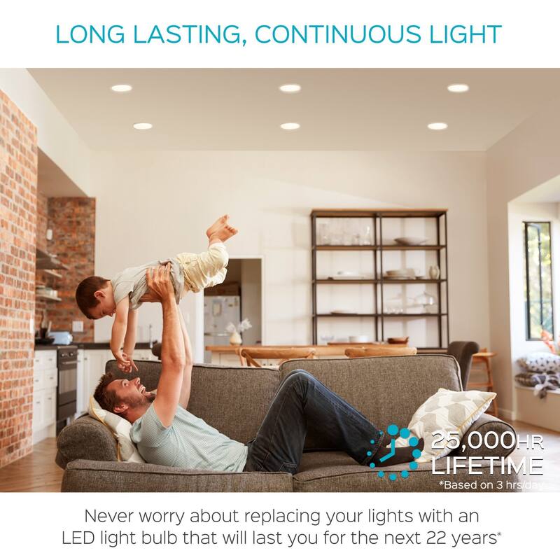 Luxrite BR30 LED Flood Light Bulb Dimmable 650 Lumens 9W=65W E26 Base Energy Star UL Listed Damp Rated 12-Pack
