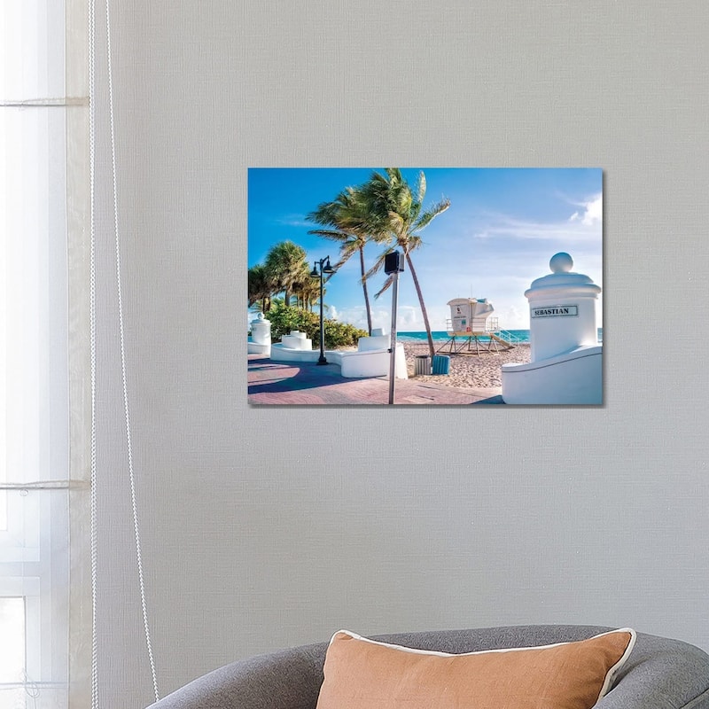 iCanvas "Fort Lauderdale Beach Morning" by Susanne Kremer Canvas Print - 18x26x1.5
