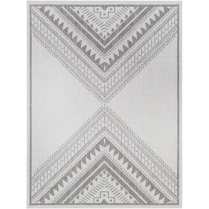 Livabliss Searia Indoor/ Outdoor Boho Diamond Area Rug
