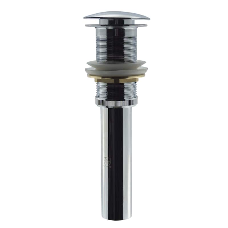 Fine Fixtures Pop-Up Bathroom Sink Drain - Without Overflow - Polished Chrome