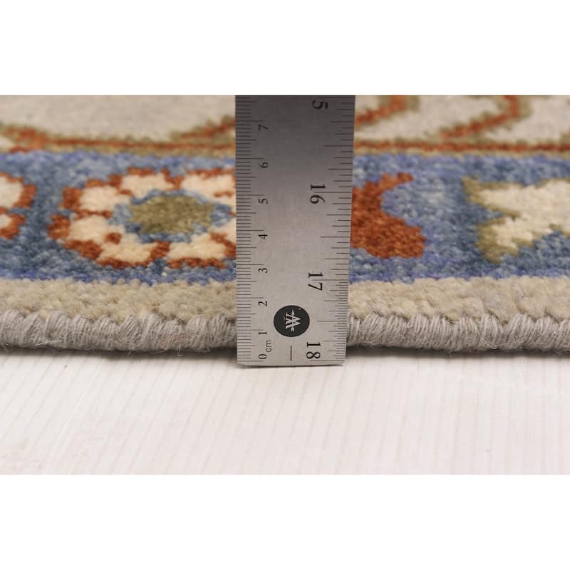 ECARPETGALLERY Hand-knotted Jules Serapi Light Grey Wool Rug - 7'11 x 10'1