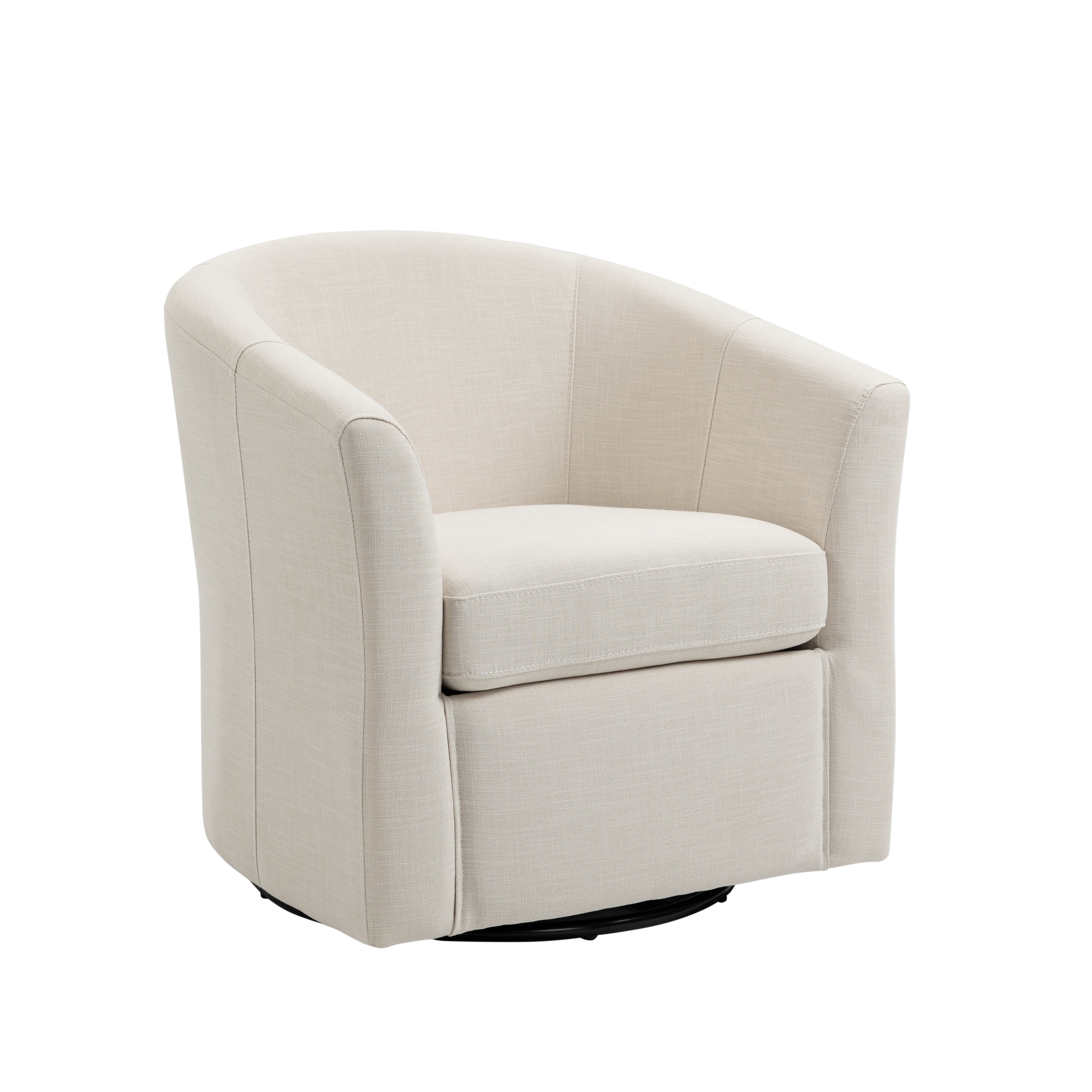 Modern Home Swivel Chair Removable Cushion Cover and Button Tufted on Back  Cushion Recliners with Glider & Metal Base Leg - Bed Bath & Beyond -  36208519