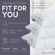 preview thumbnail 5 of 7, 100% Down Recreation Pillow - Ultimate Natural Softness - 600 Fill Power