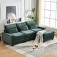 preview thumbnail 14 of 34, Modern Comfy Chenille L Shaped Sectional Sofa