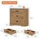 preview thumbnail 18 of 71, WAMPAT Mid Century Modern Dresser, 31.9" Tall Storage Cabinet with Drawers