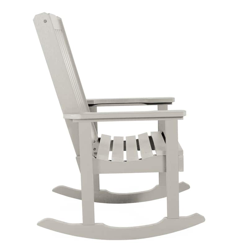 HIGHWOOD Eco-friendly Synthetic Wood Rocking Chair