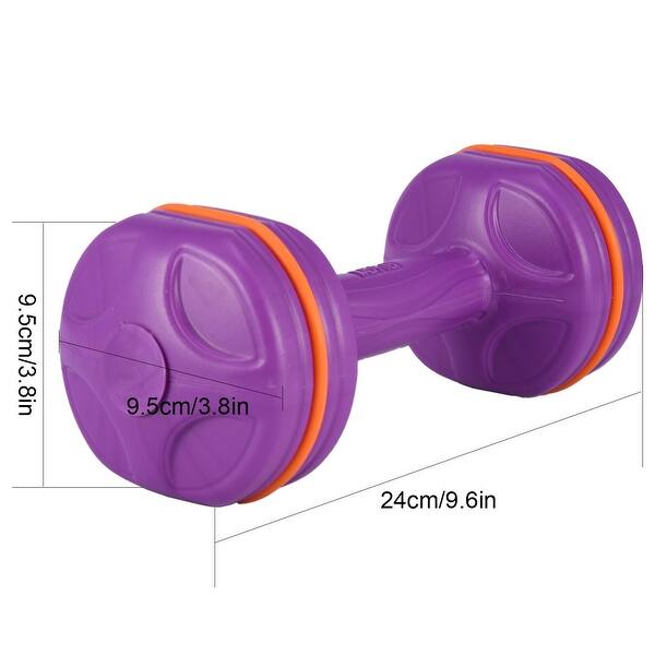 A Pair Dumbbell Barbell Neoprene Coated Weights 3.3lb Blue Bed Bath