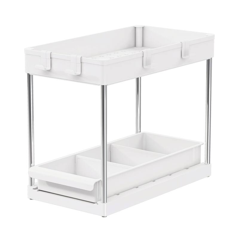 Simplify 2 Tier Multipurpose Storage Shelf - 16"x 8.7"x 12.8"