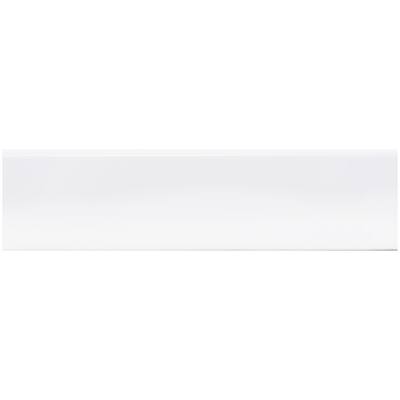 The Tile Life Fresno 3x12 White Ceramic Bullnose Wall Tile - 3 x 12 - 1 Piece