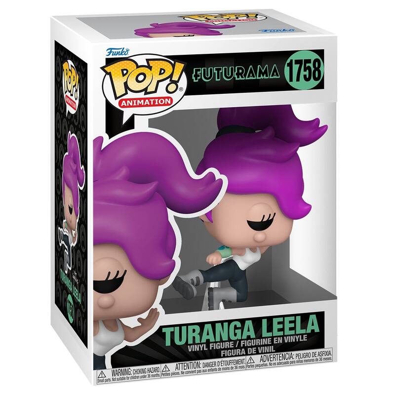 Funko POP! Animation Futurama Turanga Leela 3.75" Vinyl Figure (#1758) - Multi-Color
