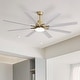 preview thumbnail 61 of 67, 52"/66" Inch Ceiling Fan with Light,APP and Remote Control, Low Profile,Smart Optional