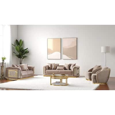 Eze 4-piece Living room Set 1 Sofa & 1 Loveseat & 2 Chair