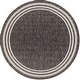 preview thumbnail 23 of 24, Livabliss Jeremie Indoor/ Outdoor Border Area Rug Charcoal - Round - 7' 10" x 7' 10"