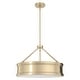preview thumbnail 2 of 9, Hunter Capshaw Modern Drum Pendant - Dining Room, Entry, Kitchen Island - Contemporary, Transitional
