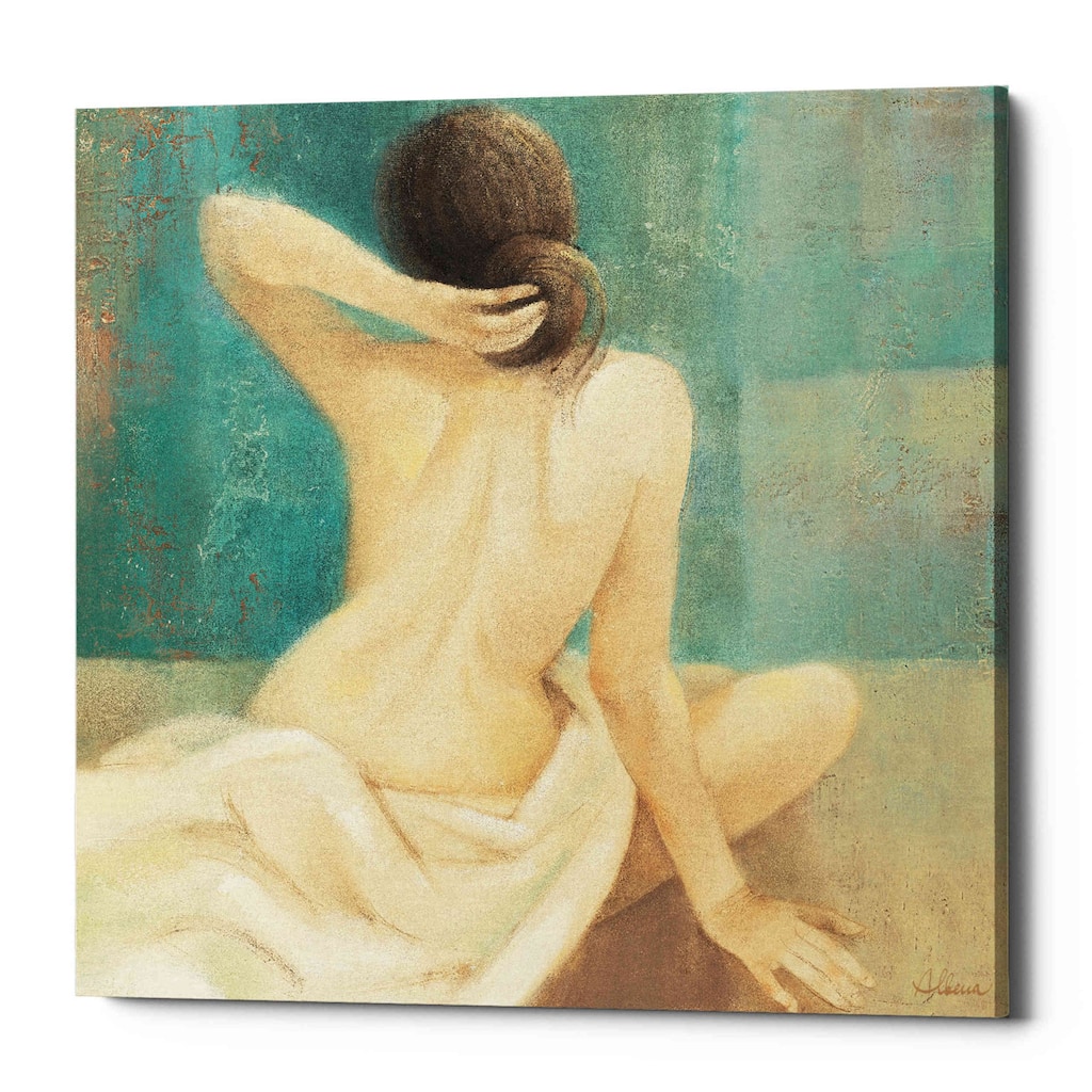 Epic Graffiti 'Thoughtfulness I' by Albena Hristova, Canvas Wall Art