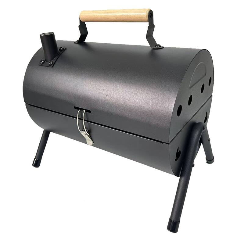 Portable Charcoal Grill Small Tabletop Barbecue Grill with Extra Thick Steel, for Outdoor Camping Backyard Party BBQ Cooking