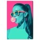 preview thumbnail 1 of 15, Retro Chic I Modern Pop Art Canvas Print by Art Remedy 10" x 15"