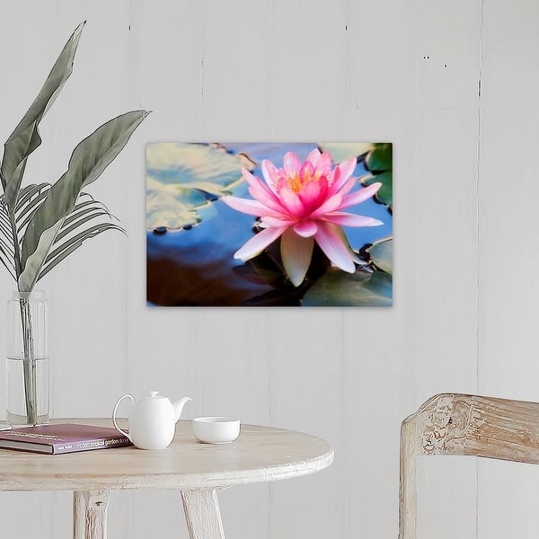 Shop Lotus Flower Canvas Wall Art Overstock 16477740