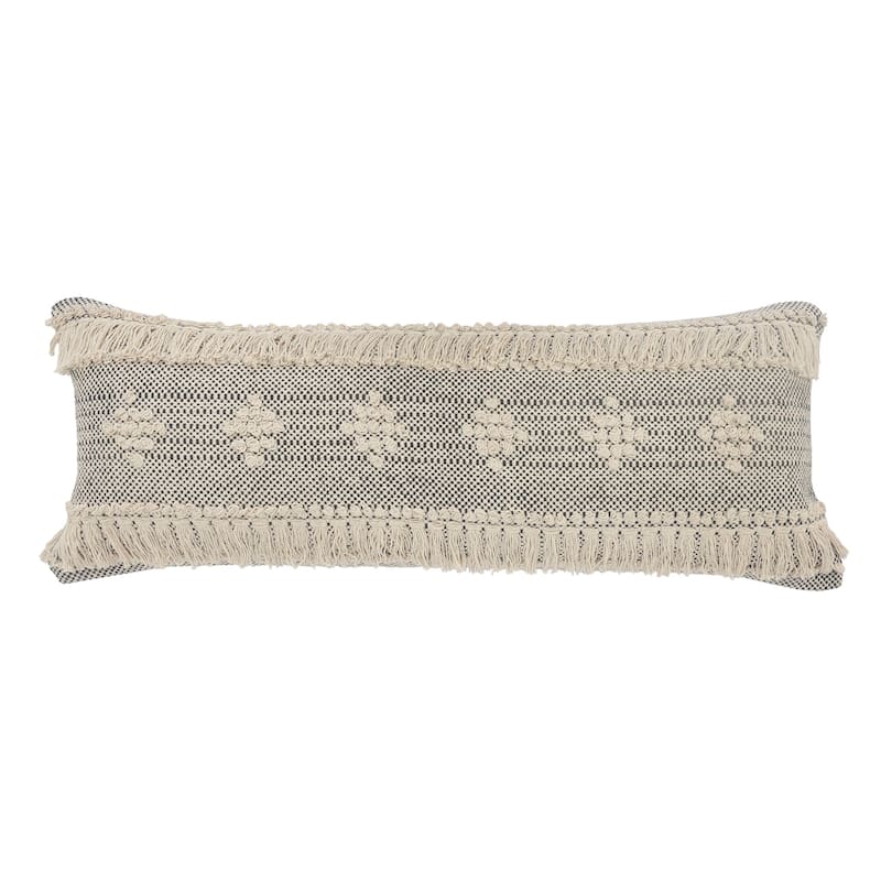 Sevita Diamond Overtufted Cotton Indoor Throw Pillow 20 inch