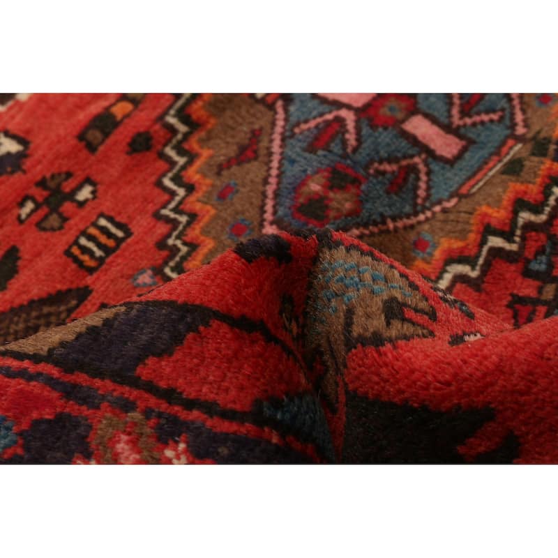 ECARPETGALLERY Hand-knotted Andelz Red Wool Rug - 3'5 x 6'2